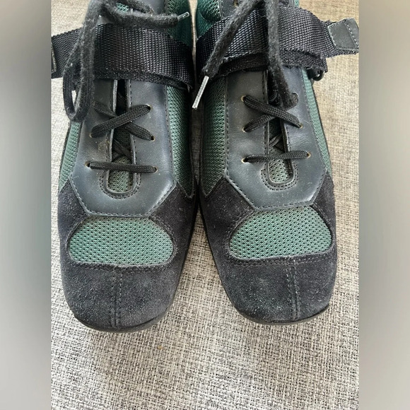 PRADA SPORT MENS Shoes Green Suede US 10 Fits 11 - Picture 2 of 16